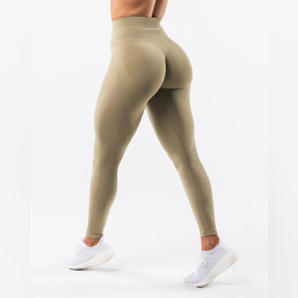 Alphalete Amplify Contour Leggings Birch Wood